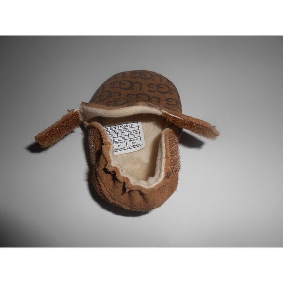 UGG Chestnut Baby Logo Pre-walker Roos Booties - Picture 15 of 16